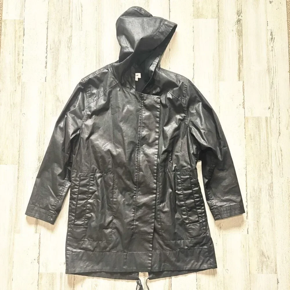 Helmut Lang Waxed Parka Trench Coat Size M